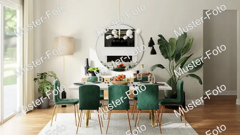 Essbereich der Ferienwohnung Alpenpanorama