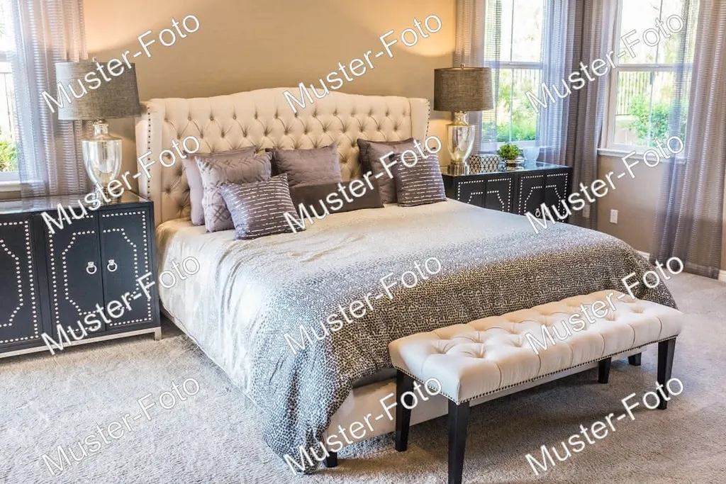 Schlafzimmer der Ferienwohnung Alpenpanorama mit Doppelbett