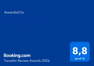 Booking.com Traveller Review Awards 2026 - 8.8 out of 10